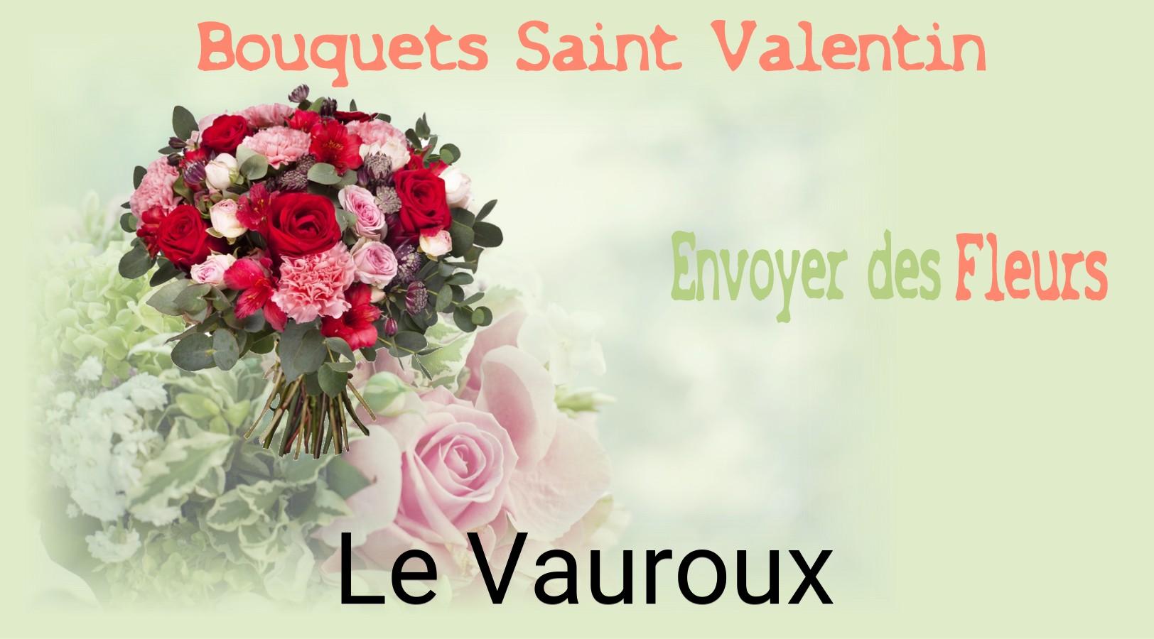 Roses de Saint-Valentin livrées à Le Vauroux